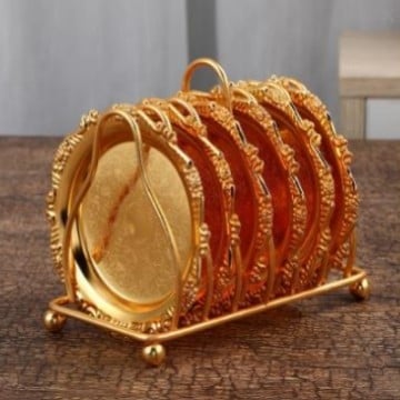 Σταντ αποστράγγισης πιάτων από σίδηρο, με χαραγμένο σχέδιο, μοντέλο 2021, στιλ Light Luxury, ευρωπαϊκό και αμερικανικό ύφος, σετ πιάτων κουζίνας