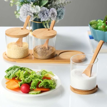 Autonomy Üveges fűszer-tartó, vízmentesen záródó, erősen vastagított kivitel, alkalmas szilárd fűszerekhez, logónyomás elérhető