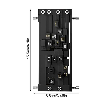 Еднобутонно устройство за акорди за народна китара — помощник за начинаещи с автоматично натискане на лади