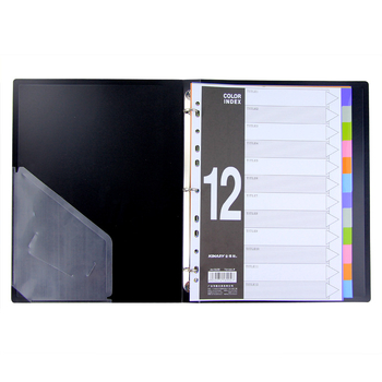 Kindeli T012A-P PP unutarnje stranice za fascikle s rupama 2/3/4, 12 listova