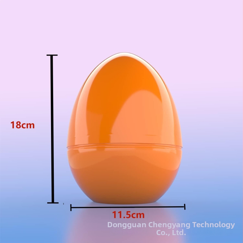 Plastové veľkonočné vajíčko - hračka s otvoriteľným Gashapon škrupinou, vstrekované, prispôsobiteľné, tlač loga k dispozícii, darček vhodný