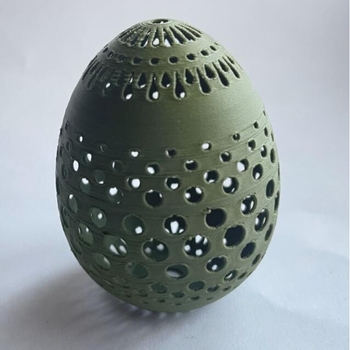 Πασχαλινό κούφιο αυγό διακοσμητικό – PLA, Σκανδιναβικό στυλ, 3D Εκτύπωση, μάρκα Senmeng