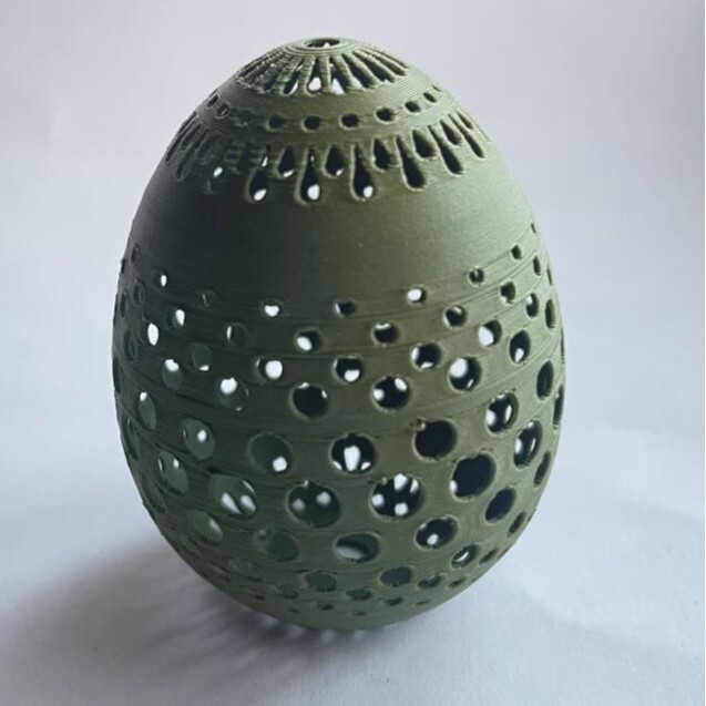 Πασχαλινό κούφιο αυγό διακοσμητικό – PLA, Σκανδιναβικό στυλ, 3D Εκτύπωση, μάρκα Senmeng