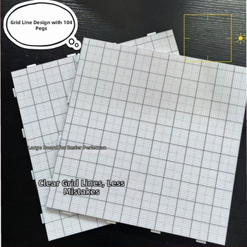 Doska na korálky so 52 a 104 kolíkmi, tepelne odolná, vyrytá, proti popáleniu a deformáciámodolná