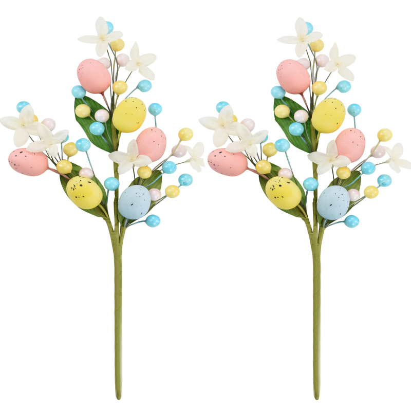 Uskrsni ukras: grančica jaja – ručno izrađeno, pjenu materijal, otisnuti logo, poklon