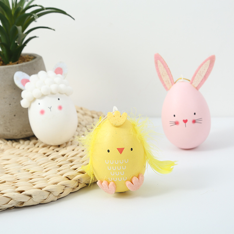 Uskrsni dekorativni viseći privjesak: zeko ukras, DIY uskršnja jaja, materijal PS, tehnika blow molding, brend Ring sheng