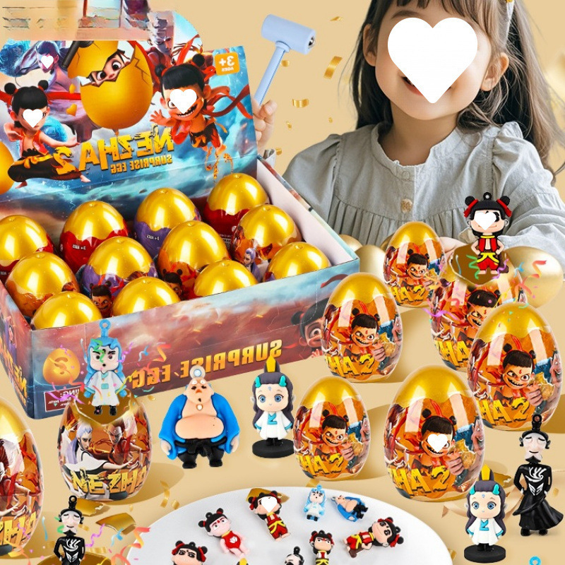 Nezha uskršnje jaje igračka za djevojčice – tajna kutija, model 2025, marka ffy, materijal svila cvijet, šifra proizvoda 3kck8rrr