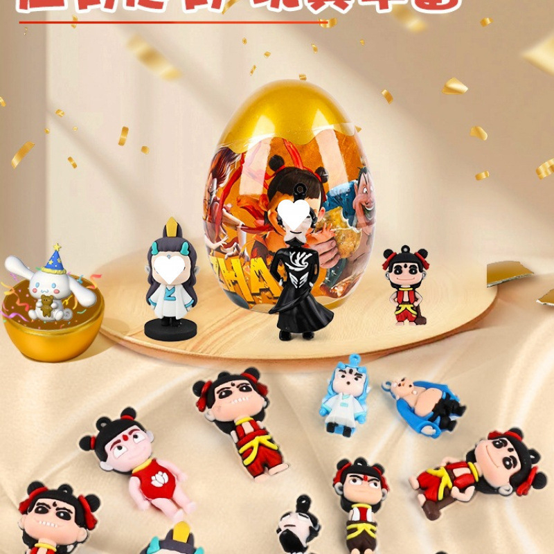 Nezha uskršnje jaje igračka za djevojčice – tajna kutija, model 2025, marka ffy, materijal svila cvijet, šifra proizvoda 3kck8rrr