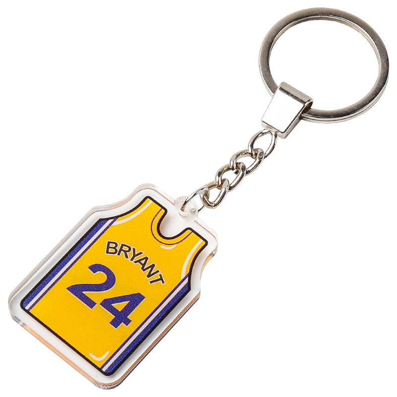 Ключодържател за баскетболни фенове с висулка на екип (Материал: Пластмаса + Метал; Персонализация: Да; Печатано лого: Да; Спорт: Баскетбол)