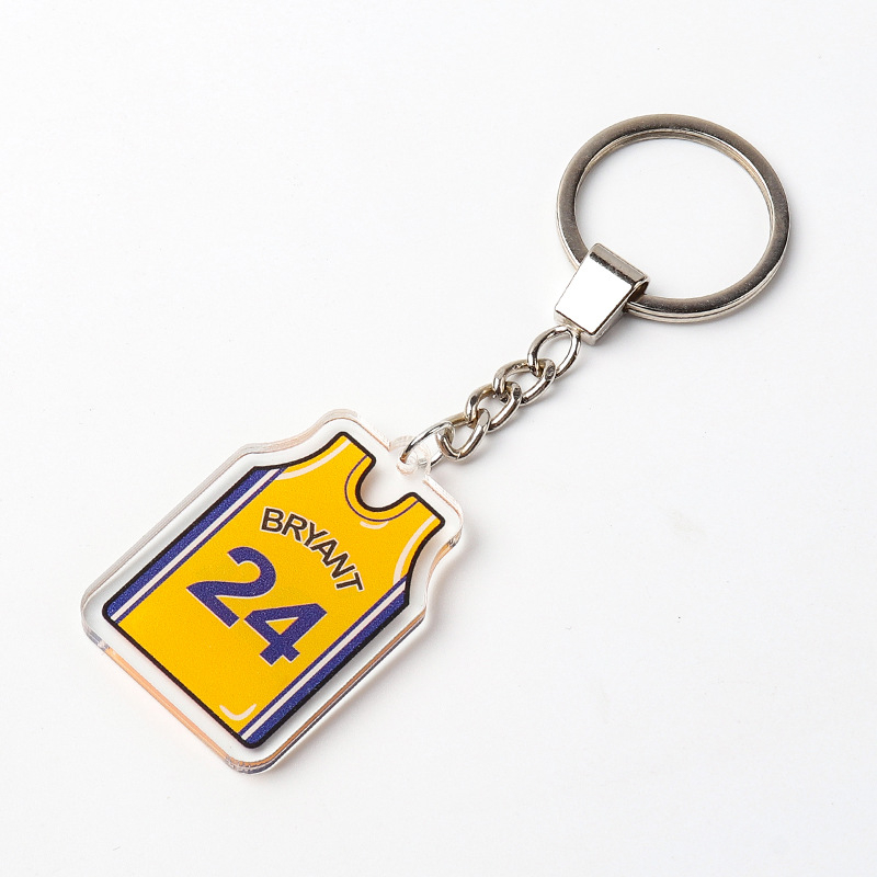 Ключодържател за баскетболни фенове с висулка на екип (Материал: Пластмаса + Метал; Персонализация: Да; Печатано лого: Да; Спорт: Баскетбол)