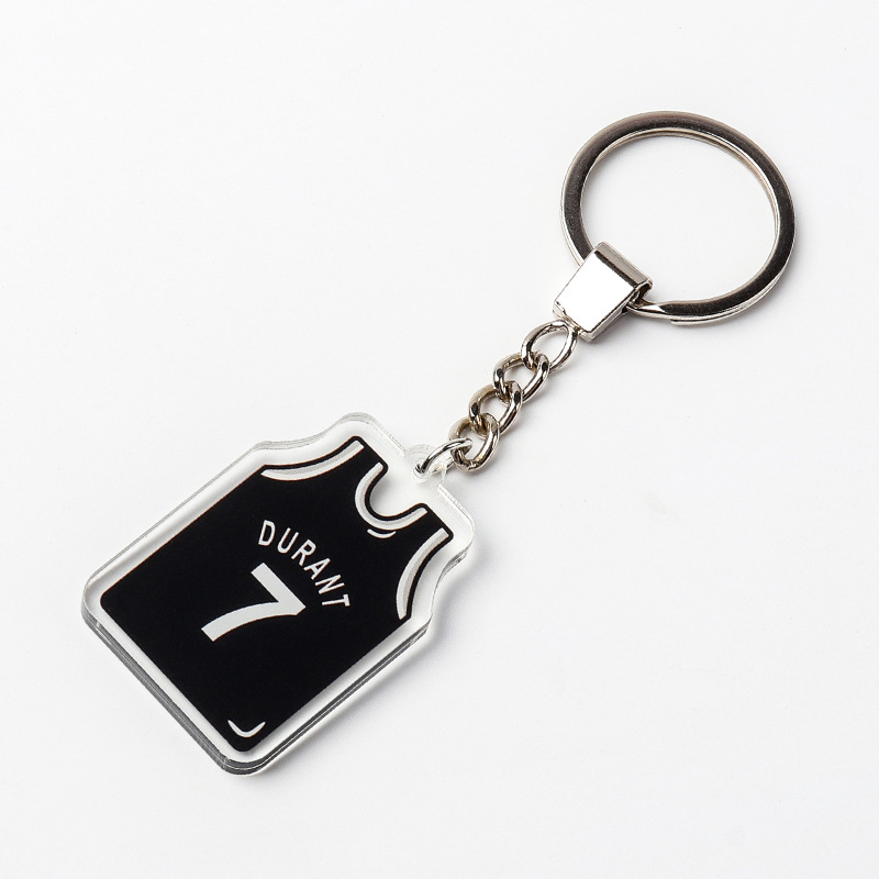 Ключодържател за баскетболни фенове с висулка на екип (Материал: Пластмаса + Метал; Персонализация: Да; Печатано лого: Да; Спорт: Баскетбол)