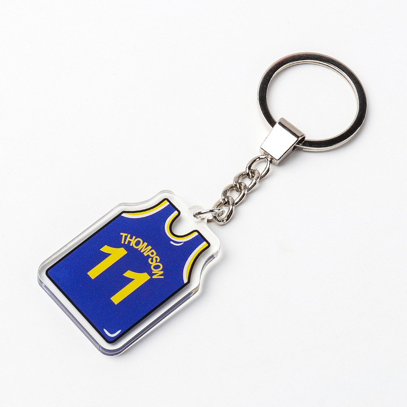 Ключодържател за баскетболни фенове с висулка на екип (Материал: Пластмаса + Метал; Персонализация: Да; Печатано лого: Да; Спорт: Баскетбол)