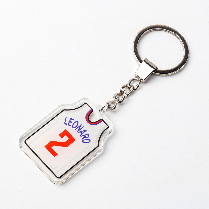 Ключодържател за баскетболни фенове с висулка на екип (Материал: Пластмаса + Метал; Персонализация: Да; Печатано лого: Да; Спорт: Баскетбол)