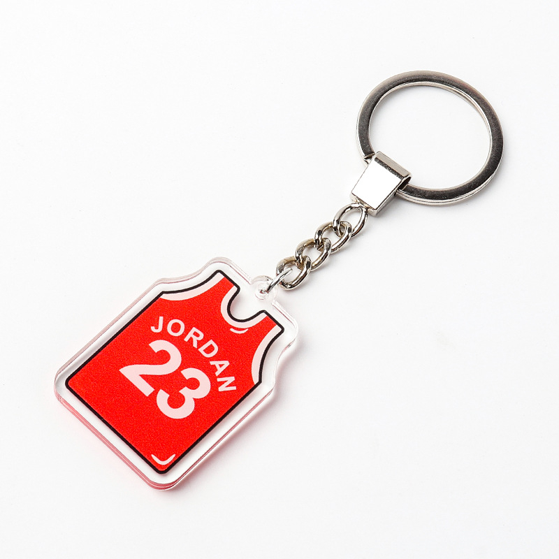 Ключодържател за баскетболни фенове с висулка на екип (Материал: Пластмаса + Метал; Персонализация: Да; Печатано лого: Да; Спорт: Баскетбол)