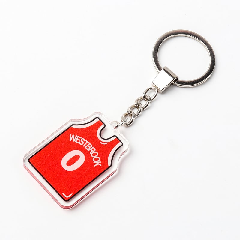 Ключодържател за баскетболни фенове с висулка на екип (Материал: Пластмаса + Метал; Персонализация: Да; Печатано лого: Да; Спорт: Баскетбол)