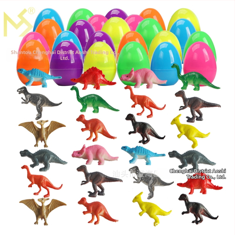 DIY plastično uskrsno jaje s dinosaurom – skup za igru, mogućnost prilagodbe i tiska logotipa, brend Aoshi