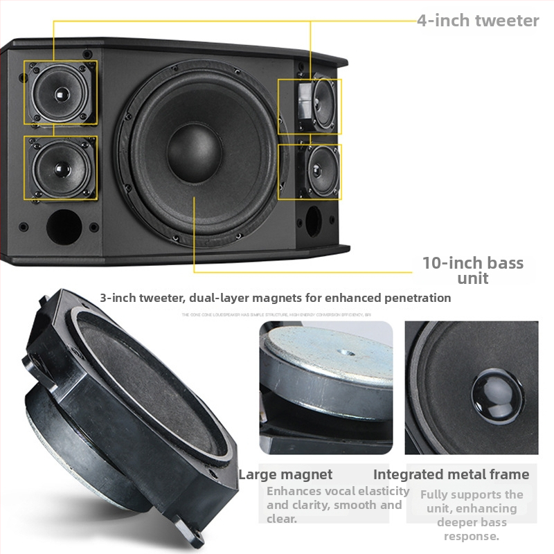 Επαγγελματικά ηχεία BMB CSD-2000 για αίθουσες, οικιακή χρήση, KTV, συνεδριάσεις και αίθουσα χορού · ευρεία συμβατότητα · δυνατότητα εκτύπωσης λογότυπου.