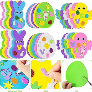 Plastično uskrsno jaje za DIY puzzle i privjesak s naljepnicama (Materijal: plastika; Uvoz: Ne; Dar: Ne; IP dozvola: Ne; Kategorija: Uskrsno jaje)
