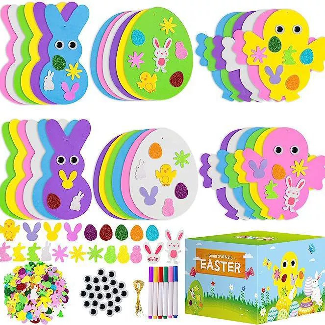Plastično uskrsno jaje za DIY puzzle i privjesak s naljepnicama (Materijal: plastika; Uvoz: Ne; Dar: Ne; IP dozvola: Ne; Kategorija: Uskrsno jaje)