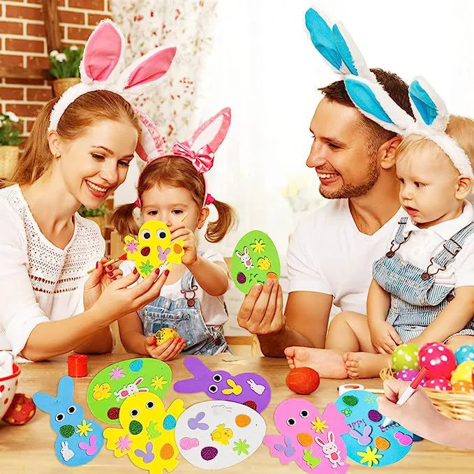 Plastično uskrsno jaje za DIY puzzle i privjesak s naljepnicama (Materijal: plastika; Uvoz: Ne; Dar: Ne; IP dozvola: Ne; Kategorija: Uskrsno jaje)