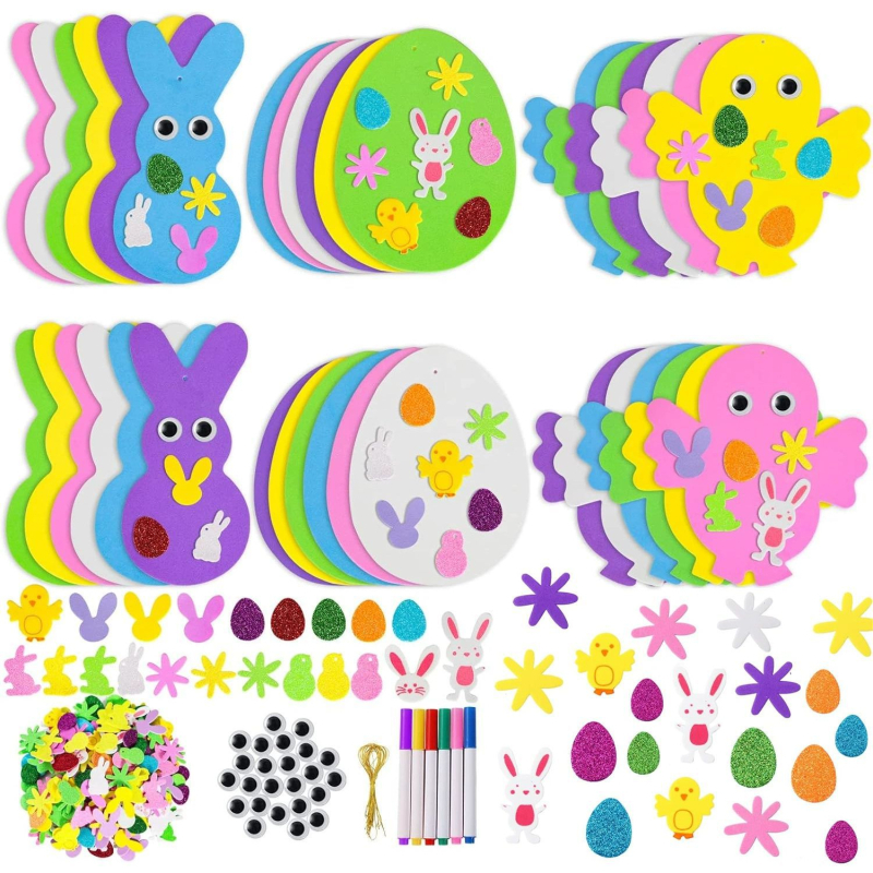 Plastično uskrsno jaje za DIY puzzle i privjesak s naljepnicama (Materijal: plastika; Uvoz: Ne; Dar: Ne; IP dozvola: Ne; Kategorija: Uskrsno jaje)