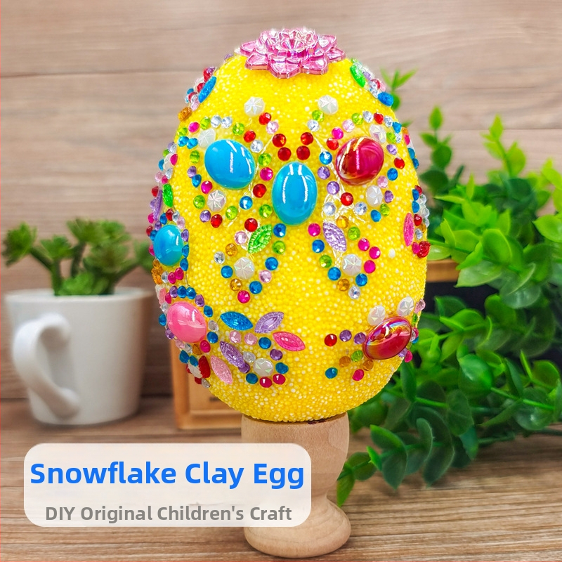 Set Uskrsnih Jaja Youguoguo Youyou — pjenasta lopta + snježna masa, DIY bojanje jaja za vrtić