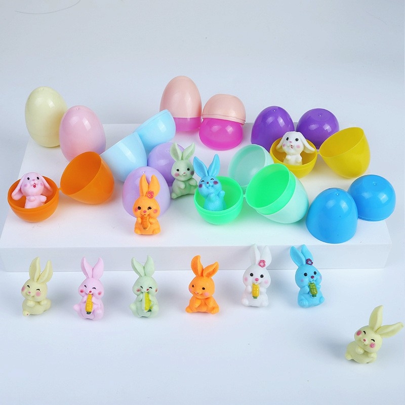Dječji gashapon uskršnje plastične jaje – set za dekoraciju s otisnutim logom Mingyu