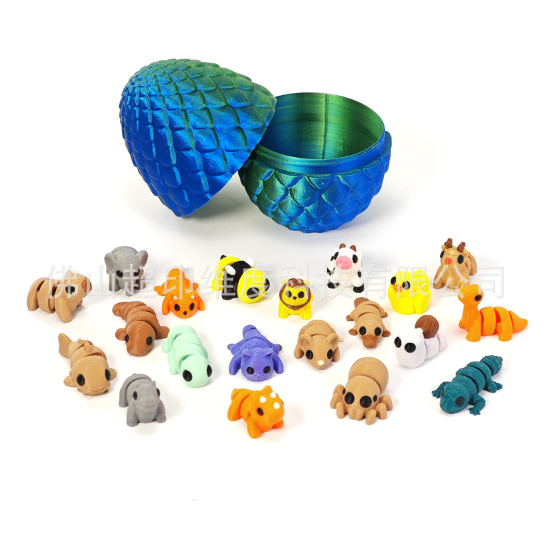 Πασχαλινό σετ ζώων σε 3D εκτύπωση – διακοσμητικά αυγού με έκπληξη (PLA υλικό · 3D εκτύπωση · προσομοιωμένα ζώα · προσαρμόσιμα διακοσμητικά)