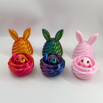 PLA σετ αυγών του Πάσχα σε ζωώδη μορφή, κατασκευασμένο με 3D εκτύπωση, μοντέλο skj-002878