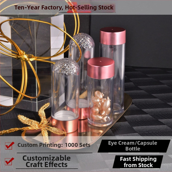 Ακρυλικό μπουκαλάκι κρέμας ματιών σε σχήμα αυγού, κατασκευασμένο με έγχυση, ματ φινίρισμα