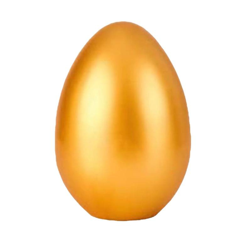 Gipsové veľkonočné vajíčko, lievanie gipsem, bez úprav, bez tlače loga