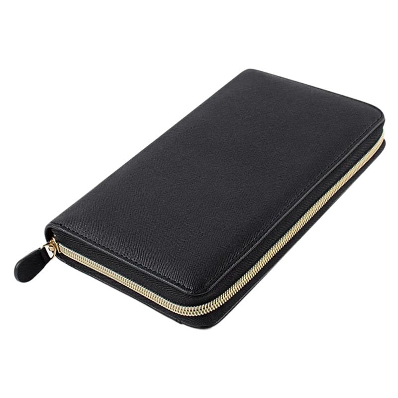 A6 PU binder s zatvaračem i džepom, 6 rupa, velikog kapaciteta, dnevnik budžeta za novac i kuverte
