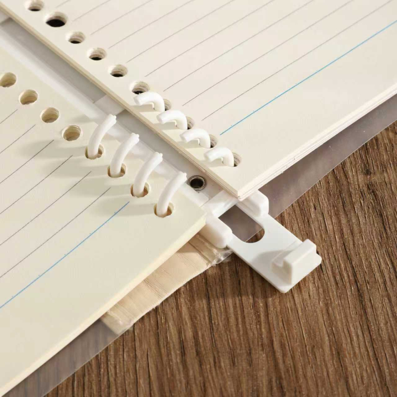 Cardedi Ronin Notebook cu copertă transparentă, foi detașabile, hârtie din pulpă de lemn, 56+4 foi, imprimare logo disponibilă