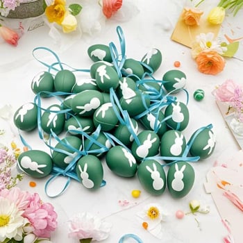 Uskrsno plastično matirano obojano jaje – 6 uzoraka; Materijal: Plastika; Kategorija: Uskrsno jaje