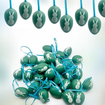 Uskrsno plastično matirano obojano jaje – 6 uzoraka; Materijal: Plastika; Kategorija: Uskrsno jaje