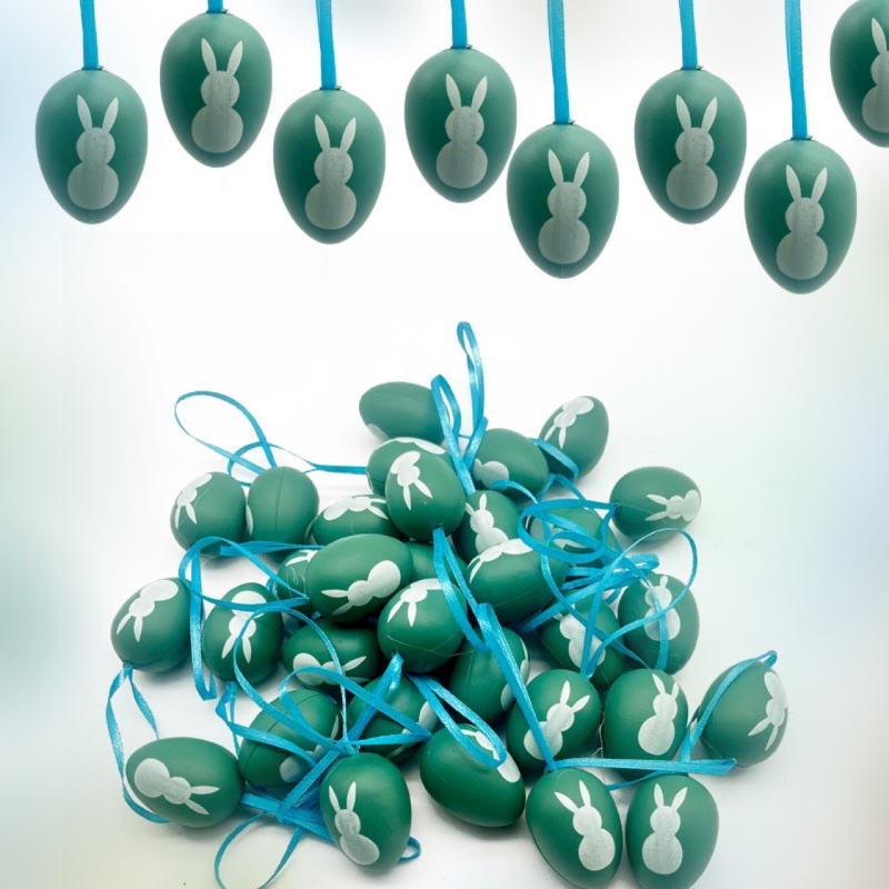 Uskrsno plastično matirano obojano jaje – 6 uzoraka; Materijal: Plastika; Kategorija: Uskrsno jaje