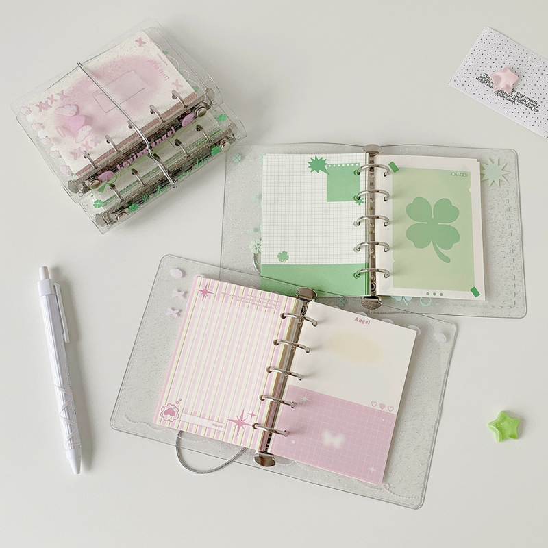 HISOCUTE Loose-leaf bilježnica s M5 obručem, Dowling papir, 60 stranica, osnovno pakiranje