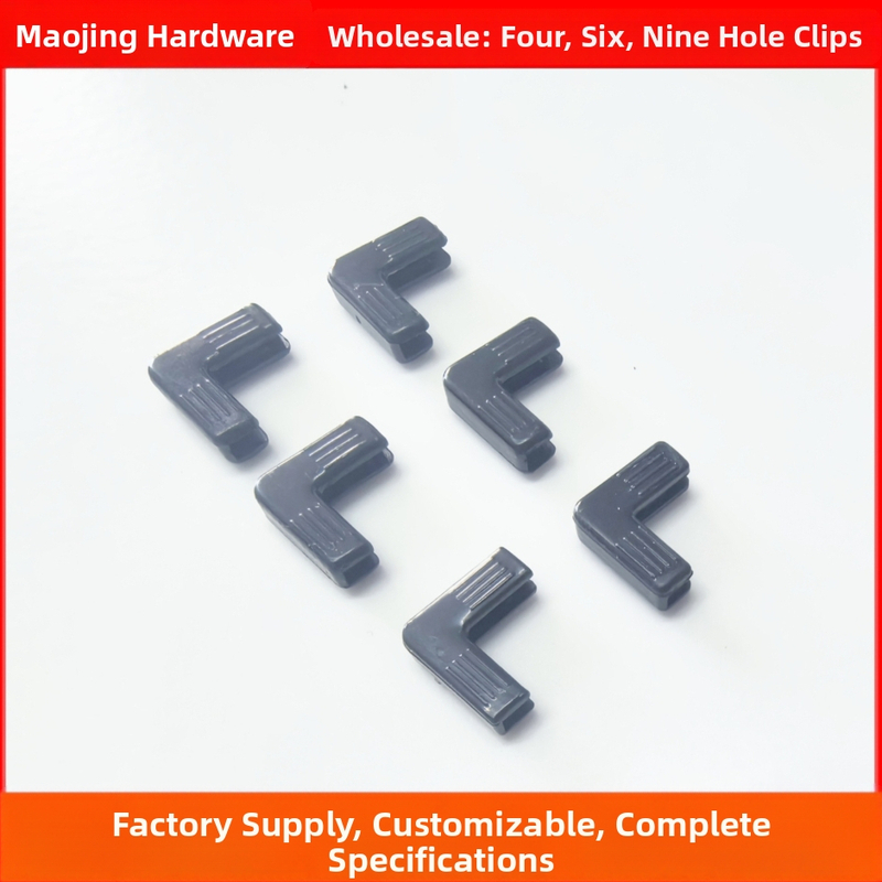 Sarkvédő tábla fogóhoz, L-alakú, műanyag injekciós öntött, testreszabható