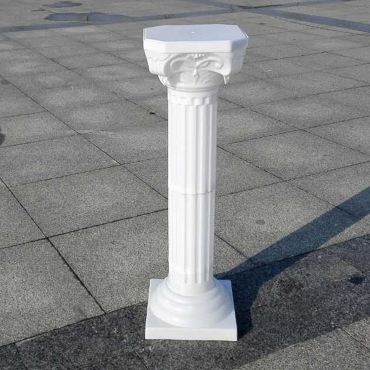Vjenčani dekorativni prop: plastična rimska kolona za aranžiranje cvijeća i putokaz, moderni stil, dekorativni element za raspored prostora