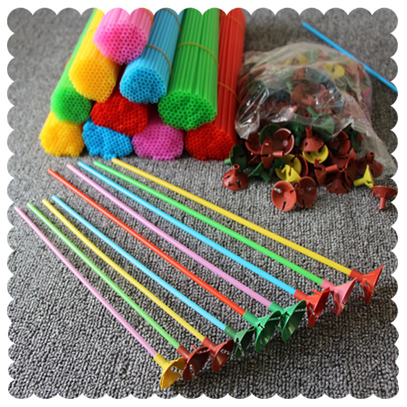 Ji Laimei πλαστικός στύλος μπαλονιών με Magic Strip για γάμους