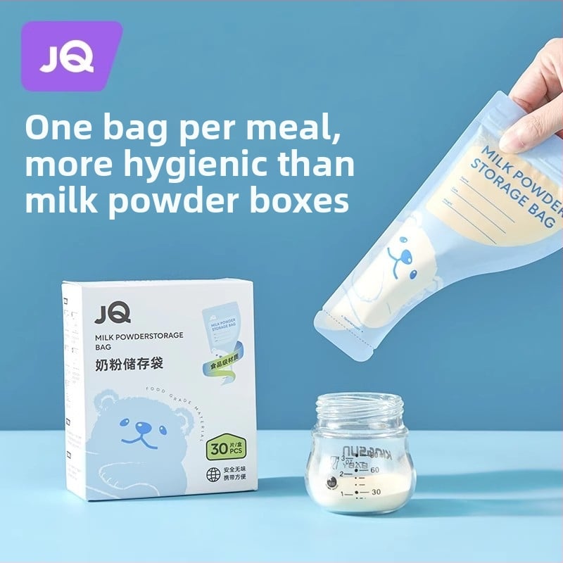 Geantă de depozitare a laptelui praf, de unică folosință, portabilă, etanșă pentru prospețime, 50 g PET+PE