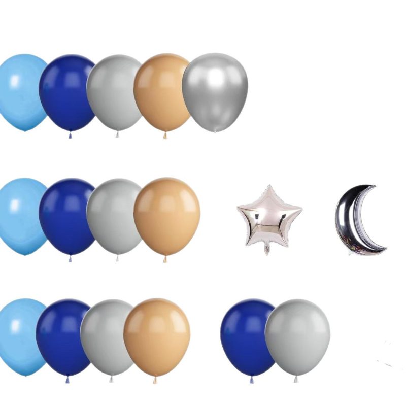 Αψίδα μπαλονιών με θέμα Αστροναύτη - λατέξ - Sempertex L12b50 - μπαλόνια από latex - στρογγυλό σχήμα