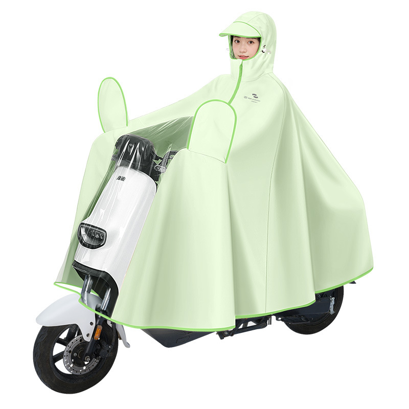 Αδιάβροχο Oxford για μοτοσικλέτα/ηλεκτρικό σκούτερ – ενιαίο μακρύ σχέδιο, αδιάβροχο με κόλλα PVC, ενήλικας, μάρκα Zhengyu 1