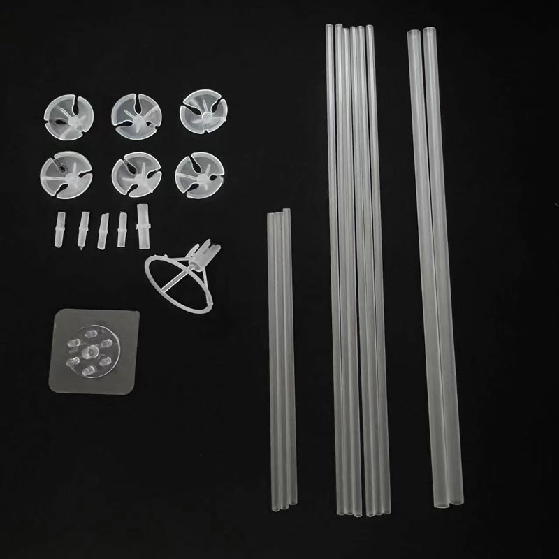 Ragasztó négyszögletes alapú lufiállvány – műanyag, termékkód A-9, beltéri használatra, alkalmas esti partikra, koncertekre, esküvőkre, sporteseményekre és fesztiválokra