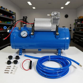 Auto zračna pumpa s rezervarom, 12V, 160W, kabel 3 m, cijev 3 m, automatsko isključivanje