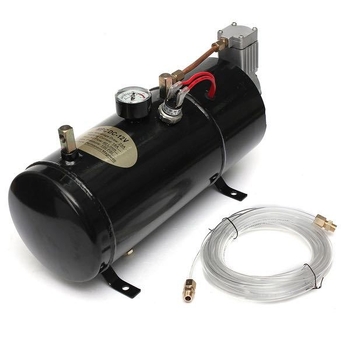Auto zračna pumpa s rezervarom, 12V, 160W, kabel 3 m, cijev 3 m, automatsko isključivanje