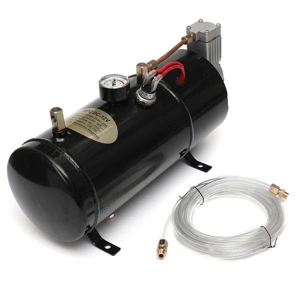 Auto zračna pumpa s rezervarom, 12V, 160W, kabel 3 m, cijev 3 m, automatsko isključivanje