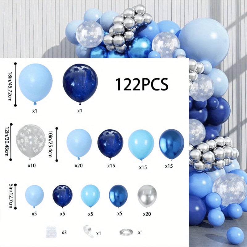 Σετ γιρλαντας λατέξ με μπαλόνια σε σχήμα τόξου – χωρίς εκτύπωση, κατάλληλο για γενέθλια και γάμο