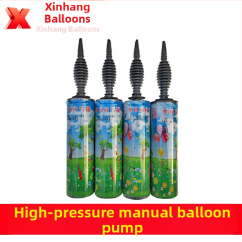 Χειροκίνητη αντλία μπαλονιών με υψηλή πίεση από Golden Dragon, πλαστικό σώμα, κατάλληλη για μικρά μπαλόνια, στρογγυλό σχήμα, βάρος 0,12 kg