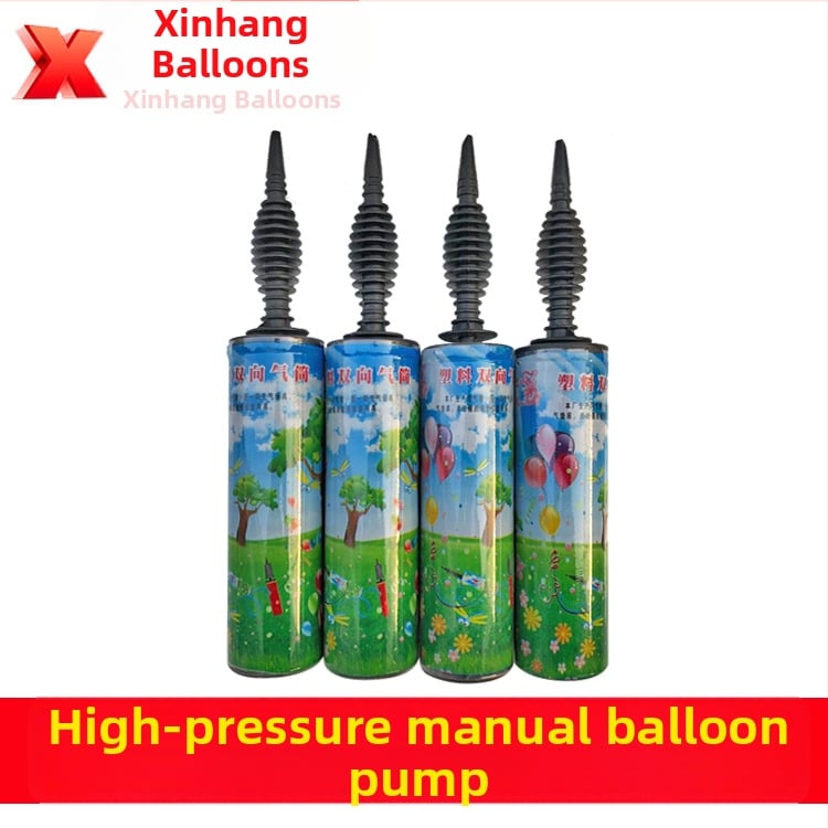 Χειροκίνητη αντλία μπαλονιών με υψηλή πίεση από Golden Dragon, πλαστικό σώμα, κατάλληλη για μικρά μπαλόνια, στρογγυλό σχήμα, βάρος 0,12 kg